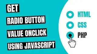 Get Selected Radio Button Value On Click using JavaScript