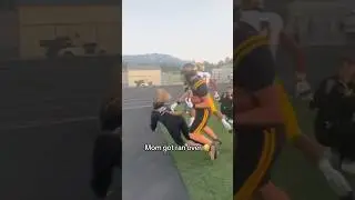 Nahh y’all owe her a few more hugs 😭 #shorts #football #funny #highlights #highschoolfootball #nfl