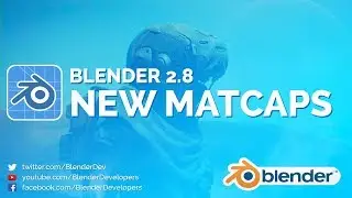 NEW MATCAPS! - Blender 2.8 Alpha