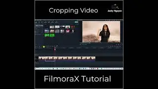 How to Crop Video in Wondershare Filmora X #Shorts