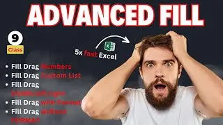 Excel Tips to use flash fill | MS Excel Advance Fill | Advanced fill in excel