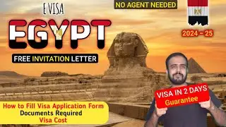 Egypt E visa 2024 🇪🇬 | How to apply Egypt E visa form Online 2024 | Step bt Step.