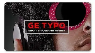 After Effects Template: The Typo Smart Opener