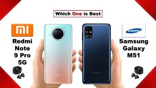 Redmi Note 9 Pro 5G vs Samsung Galaxy M51