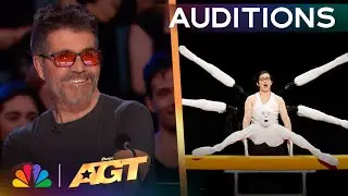 Black Peppers Takes Pommel Horse Where It's NEVER Gone Before! | Auditions | AGT 2024