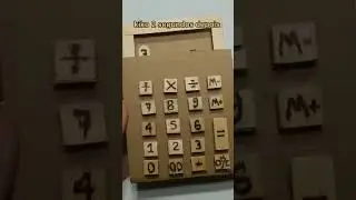 Calculadora de papelão 