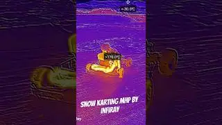 Snow Karting by thermal Infiray #rotax #snowrace #thermal