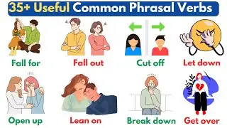 35+ Common Phrasal Verbs In English | Phrasal Verbs | English Vocabulary