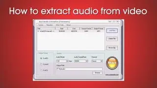 How to extract audio from video