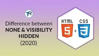 CSS: WHAT IS DISPLAY NONE AND WHAT IS VISIBILITY HIDDEN (2020)