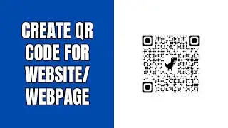 How to create a QR code for a website or webpage in Chrome/Edge/Brave (PC)