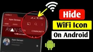 Hide Wifi icon on status bar in Android || hide wifi icon from status bar