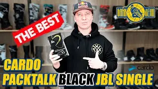 CARDO Мотогарнитура PACKTALK BLACK JBL SINGLE - обзор от Алексея Колесникова.