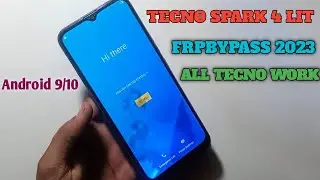 Tecno Spark 4 Lite BB4K Frp Unlock/Bypass Google Account 2023 New Method