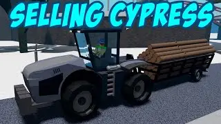 Selling Cypress Trees! Roblox Farming and Friends