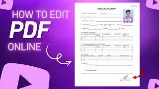 How To Edit Pdf File For Free | How to edit pdf file online | best pdf editor | Aazz Ahmad