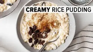 Creamy RICE PUDDING Is The Perfect Winter Dessert!