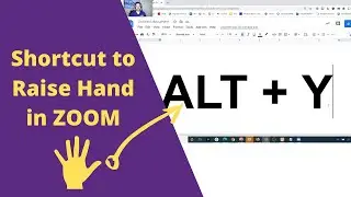Zoom Raise Hand Shortcut + ALL Keyboard Shortcuts for Zoom