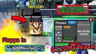 I got Floppa 7 star In Random Boss Rush 2, how to get floppa 7 star | All Star Tower Defense