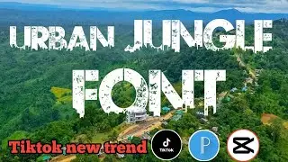 Urban jungle font - Pixellab new font | Tiktok new trend