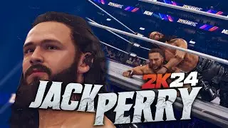 WWE 2K24 JACK PERRY w/Call Name GFX | New WWE 2K24 Mods