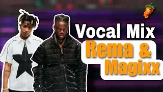 How to mix Rema & Magixx industry Sounding Vocals (step by step guide FL studio tutorial)