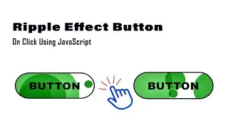 Creating a Ripple Effect on Button Click using HTML, CSS and JavaScript | ProgrammingTT