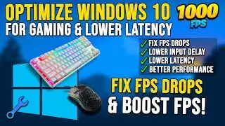 ULTIMATE Windows 10 FPS & Latency Optimization Pack!