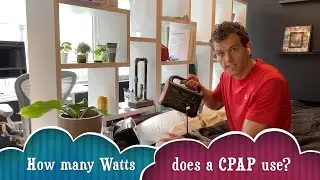 How many Watts does a CPAP use on Battery?