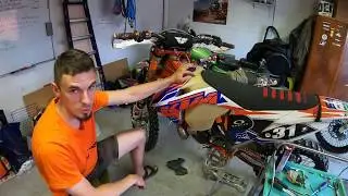 Ставим китайский стартер на KTM 2T