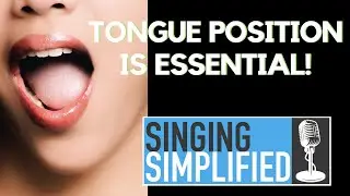 Tongue Position is SOOO important for singing well! Become a better singer with this vocal tip.