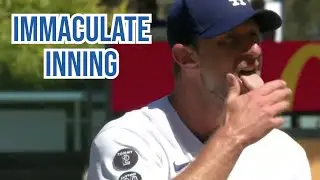 Max Scherzer throws an immaculate inning, a breakdown