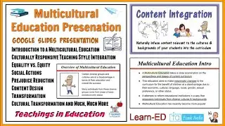 Multicultural Education: Education Conference & Live Chat