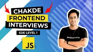 Mock interview for SDE 1 in Product based company | javascript | EP - 18