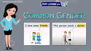 Common Gender | Gender of Nouns in English Grammar - Nouns Gender in English | English Grammar