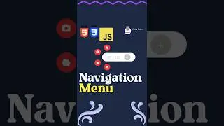 Navigation Bar || How to create a navigation bar using html css and js 