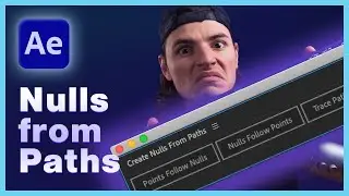 Control Paths with Nulls - After Effects Script