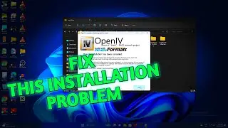 How to fix openiv installation problem // Openiv installation has been canceled problem solve