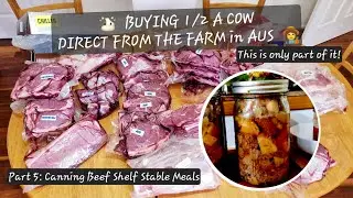 Shelf Stable BEEF POT ROAST in a JAR - Working our way through our HALF A COW order Direct from Farm