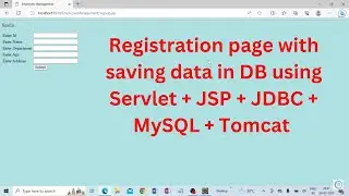 Build a JDBC Project with JSP and MYSQL Database in Eclipse IDE FAST