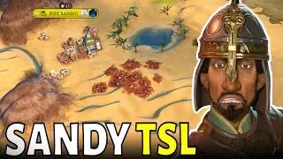 Civ 6 | Stuck In The Desert, AWFUL TSL Start!!! Nothing But Sand! – (#1 Arabia Civilization VI)