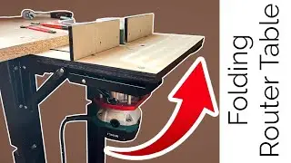 Build the ultimate DIY Folding Router Table!