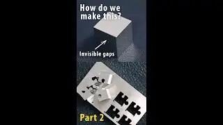 How we make those wire EDM puzzle cubes - Part 2 | US Digital #Shorts