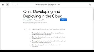 Developing and Deploying in the Cloud || Google Cloud Fundamentals: Core Infrastructure