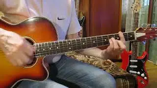 Песня про стукача-В. Высоцкий-  (как играть на гитаре аккорды)