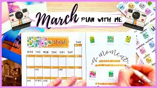 PLAN WITH ME || March 2020 Bullet Journal Setup