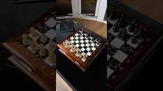 Винтажные шахматы ручной работы 
