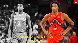 OG ANUNOBY TRADED TO THE KNICKS REACTION!!!