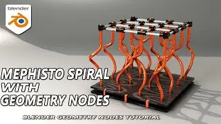 Abstract Spiral Dynamics With Geometry Nodes (Blender Tutorial)