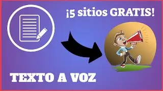 Programa de texto a voz en español | Cómo convertir de texto a voz realista GRATIS